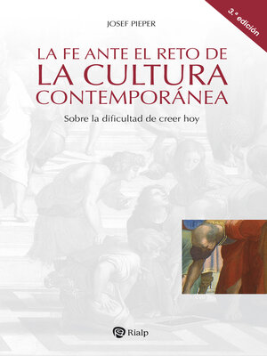cover image of La fe ante el reto de la cultura contemporánea